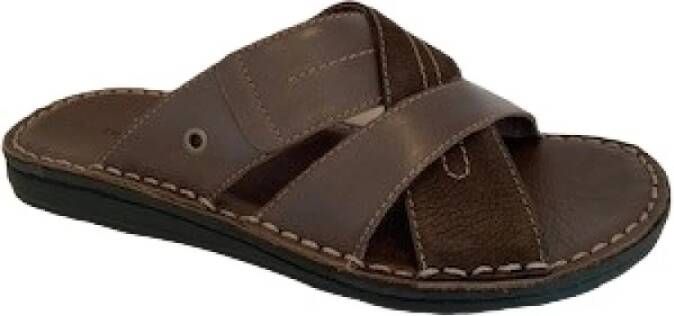 Copenhagen Shoes Platte Sandalen Casual Zomerschoenen Brown Heren