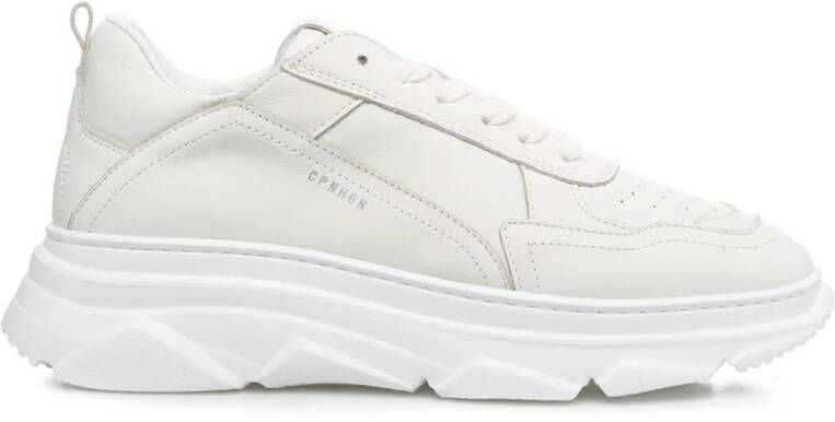 COPENHAGEN STUDIOS Lage Sneakers Dames Cph46 Maat: 37 Materiaal: Leer Kleur: Wit