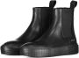 Copenhagen Shoes Stijlvolle Chelsea Boots met plateauzool Black Dames - Thumbnail 2