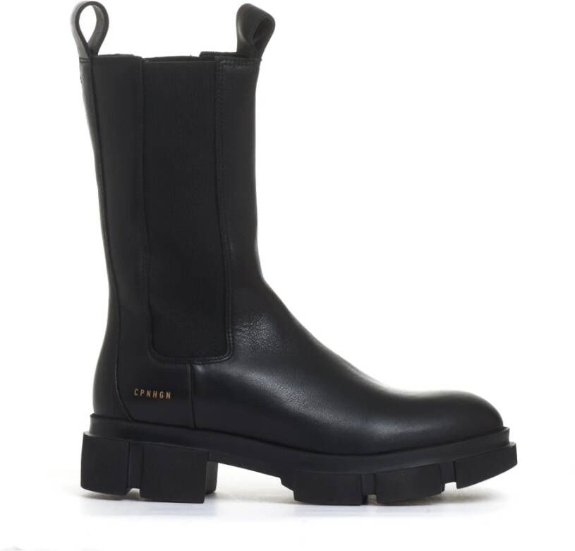 Copenhagen Shoes Zwarte Chelsea Boots Black Dames