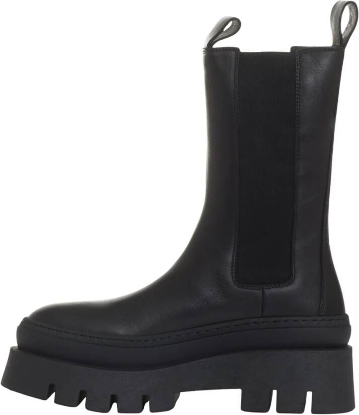 Copenhagen Shoes Zwarte Chelsea Enkellaarzen Black Dames