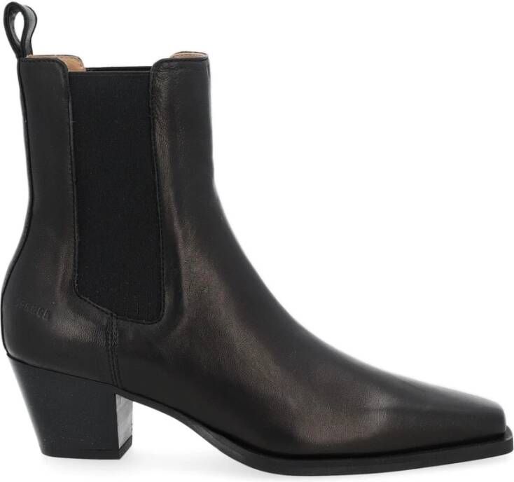 Copenhagen Shoes Zwarte Leren Dameslaars Black Dames