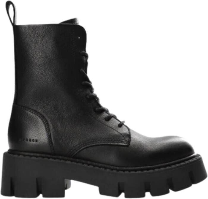 Copenhagen Shoes Zwarte Leren Enkellaarzen Black Heren