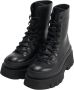 Copenhagen Studios Chunky Platform Leder Boots Black Dames - Thumbnail 1