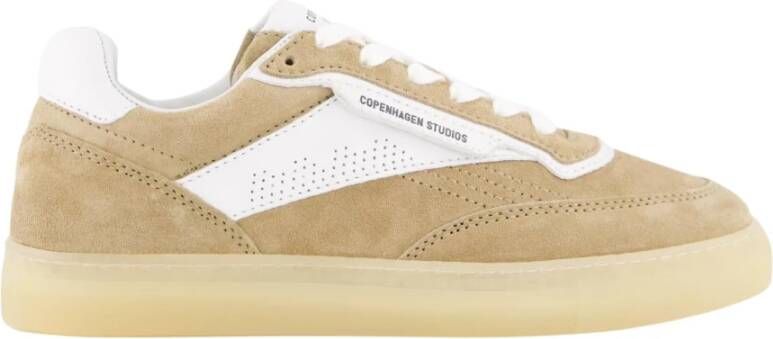 Copenhagen Low-Top Sneakers CPH90 Leather Mix in beige