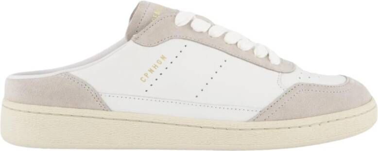 Copenhagen Studios Dames Soft Vitello Open Tennis White Dames