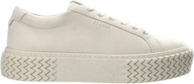 Copenhagen Studios Nabuc Cream Sneakers Beige Dames