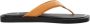 Copenhagen Studios Nappa Leren Teenslipper Sandalen Orange Dames - Thumbnail 1