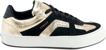 Copenhagen Studios Glamoureuze Gouden Retro Sneakers Zwart Dames