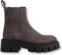 Copenhagen Studios Suède Chelsea Boots met Geborduurde Details Brown Dames - Thumbnail 1