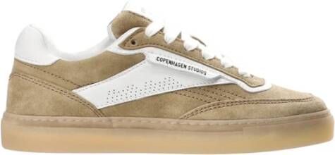 Copenhagen Studios Suede Sneakers Sand White Vrouw Beige Dames