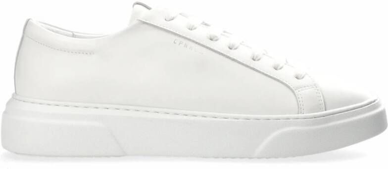 Copenhagen Studios Witte Gladde Lage Top Sneakers White Heren