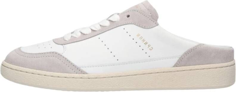 Copenhagen Studios Witte lage sneakers met suède panelen White Dames