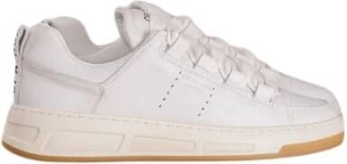 Copenhagen Studios Witte Soft Vitello Sneaker met Brede Veters White Dames