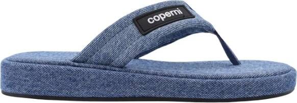 Coperni Denim Sandalen Blue Dames