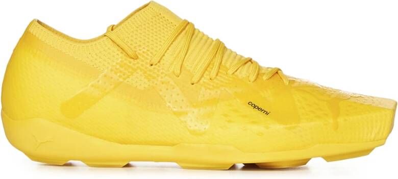 Coperni Gele Mesh Sneakers met Verstelbare Veters Yellow Dames