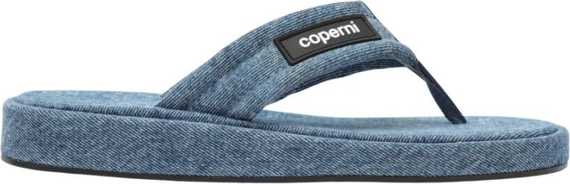 Coperni Stijlvolle Slippers voor Zomerdagen Blue Dames