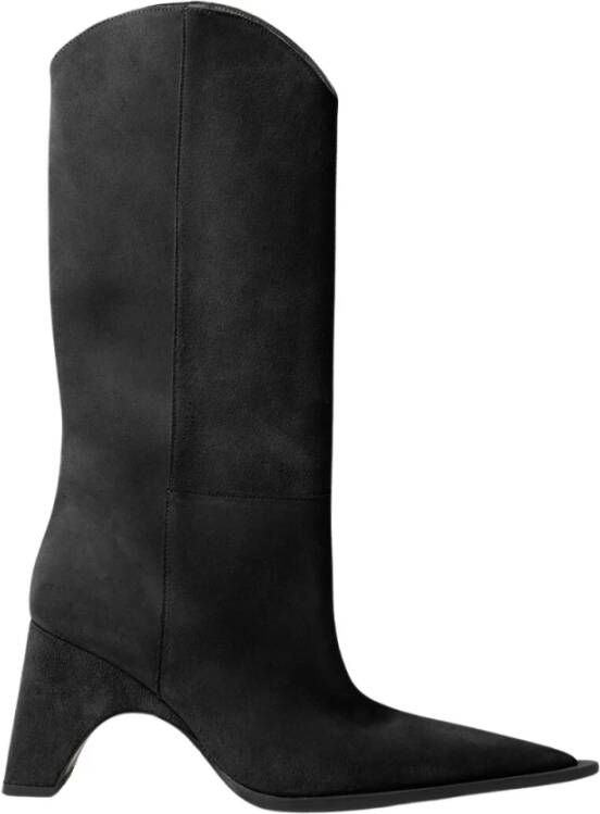 Coperni Suede Cowboy Boots Black Dames