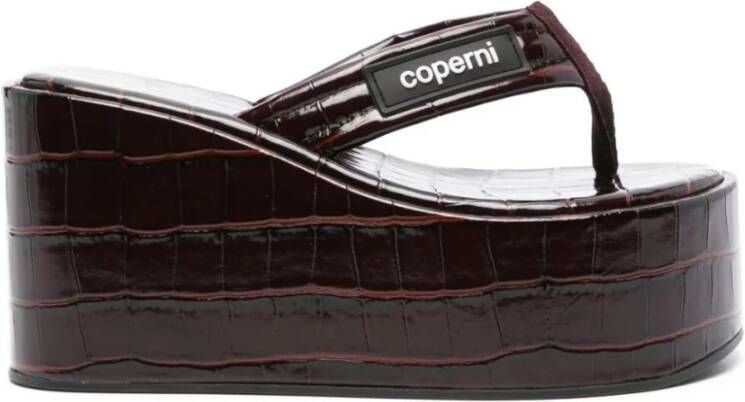 Coperni Wedges Brown Dames