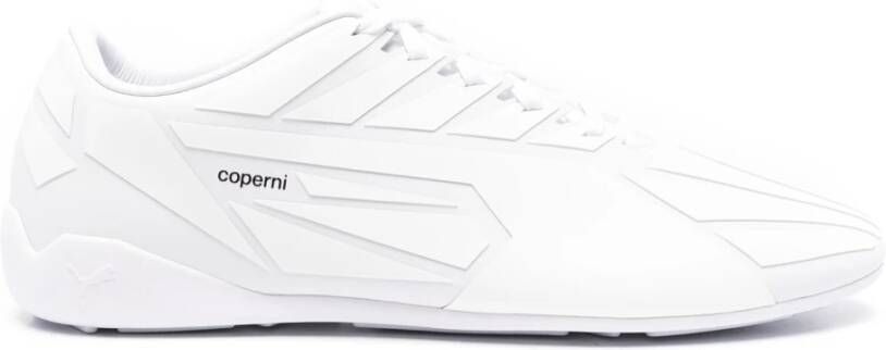 Coperni Witte Sneakers Amandelvormige Neus Vetersluiting White Dames