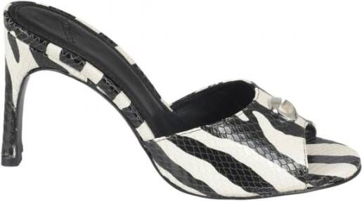 Coperni Zebra Logo Sandalen Black Dames