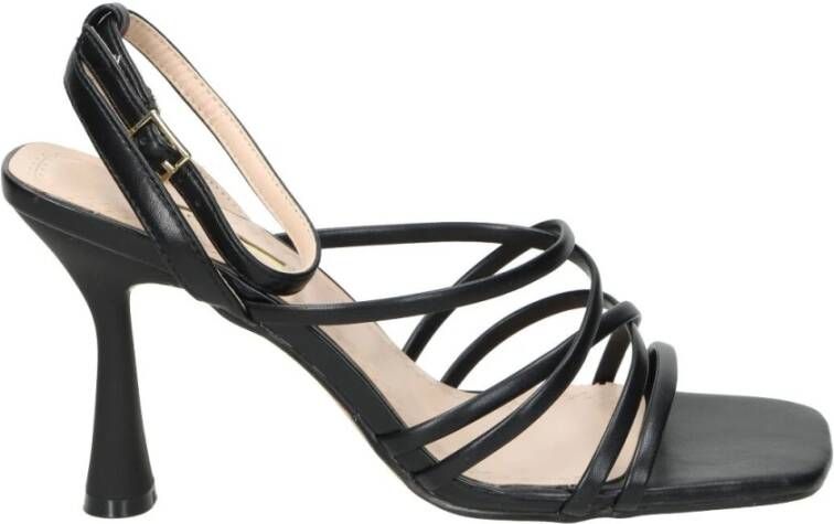 Corina Hoge hak sandalen Black Dames