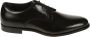 Corvari Elegante Leren Derby Schoenen met Veters Black Heren - Thumbnail 1