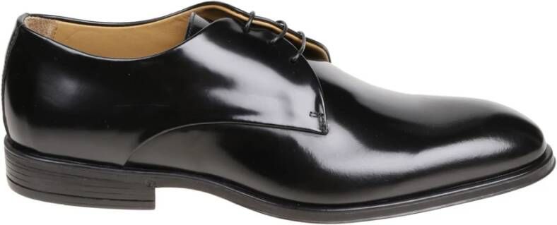 Corvari Elegante Leren Schoenen Black Heren