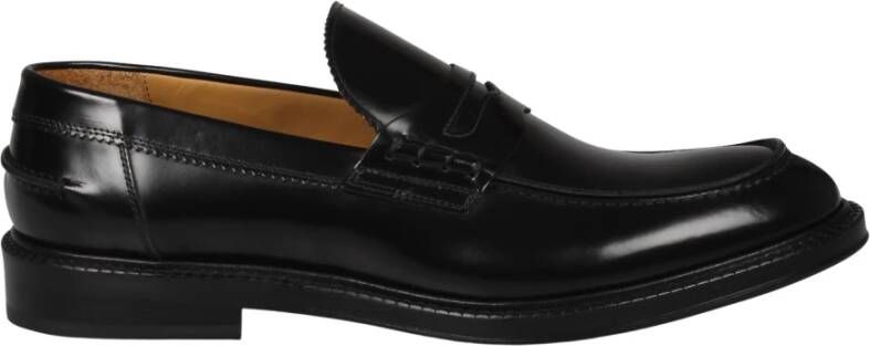 Corvari Klassieke Wembley Mocassins in Glanzend Leer Black Heren