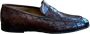 Corvari Leren Loafer Schoenen Brown Heren - Thumbnail 1