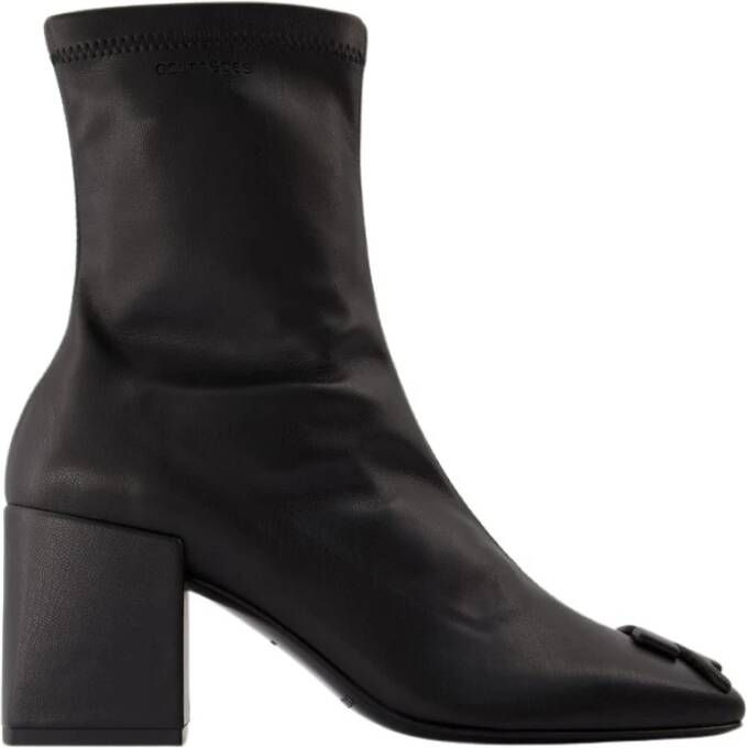 Courrèges Boots & laarzen Reedition Ankle Boots Synthetic Leather Black in zwart