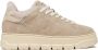 Crime London Beige Sneakers met Suède Bovenwerk Beige Dames - Thumbnail 1