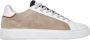 Crime London Royal Beige Sneaker met Leren Details Multicolor - Thumbnail 1