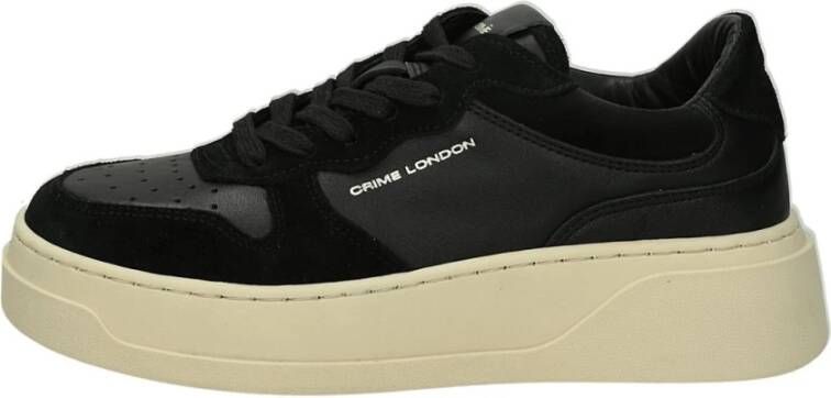 Crime London Casual Sneakers voor Dagelijkse Stijl Black Dames