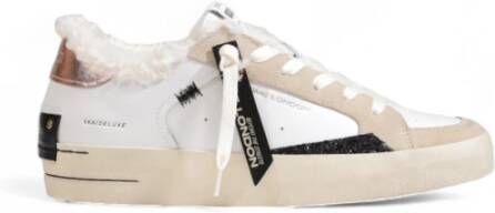 Crime London Dames Skate Deluxe Sneakers White Dames