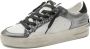 Crime London Zilveren Glitter Sneakers Stijlvol Italiaans Vakmanschap Gray Dames - Thumbnail 8