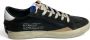 Crime London Deluxe Heren Sneaker Zwart Label Black Heren - Thumbnail 1