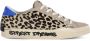 Crime London Distressed leren sneakers met pony-effect Brown Dames - Thumbnail 1