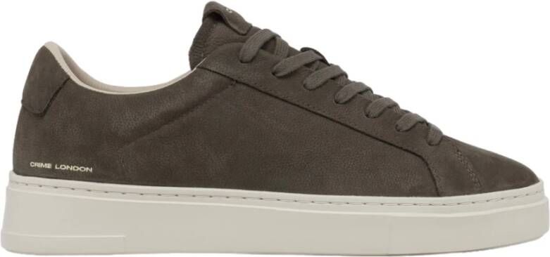 Crime London Groene Sneakers voor Stedelijke Stijl Green Heren