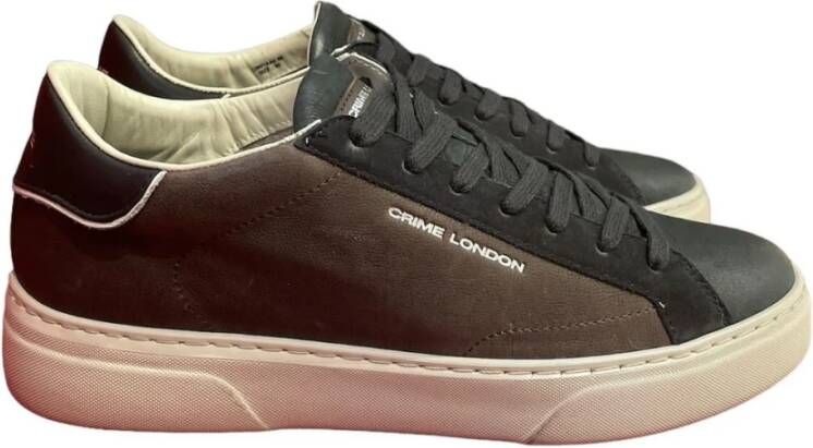 Crime London Hoogwaardige sneakers voor heren Bruin Heren