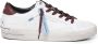 Crime London Klassieke Bandzool Sneakers Wit Bourgondië White Heren - Thumbnail 10