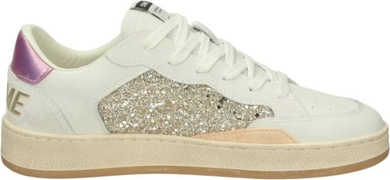 Crime London Lage Leren Sneakers White Dames