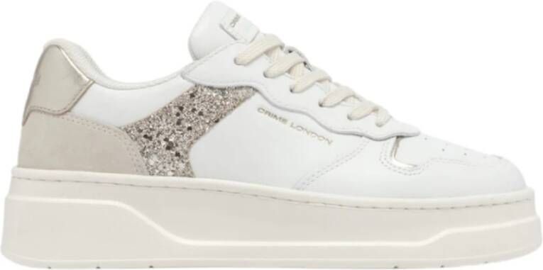 Crime London Lage Sneakers Beige Dames