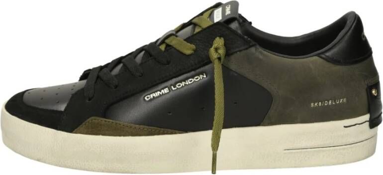 Crime London Lage Sneakers Black Heren