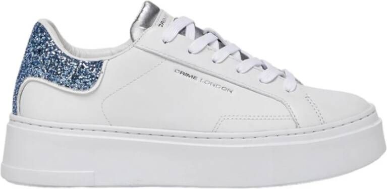 Crime London Lage Sneakers White Dames