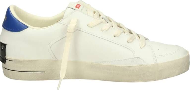 Crime London Lage Top Leren Sneakers White Heren