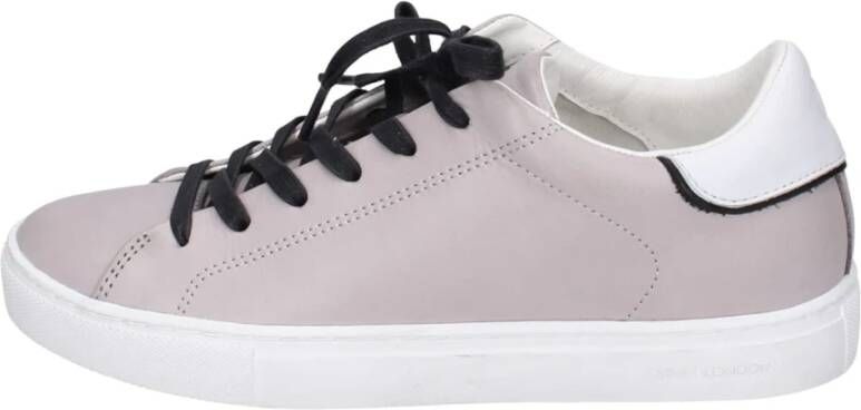 Crime London Leren Dames Sneakers Gray Dames