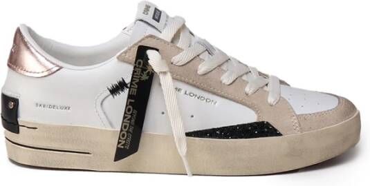 Crime London Leren Sneakers met Contrasterende Hiel Multicolor Dames