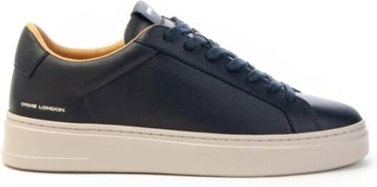 Crime London Lichte extra sneakers met katoenen veters Blue Heren