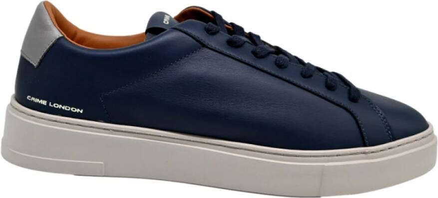 Crime London Lichtgewicht lage sneakers Blue Heren